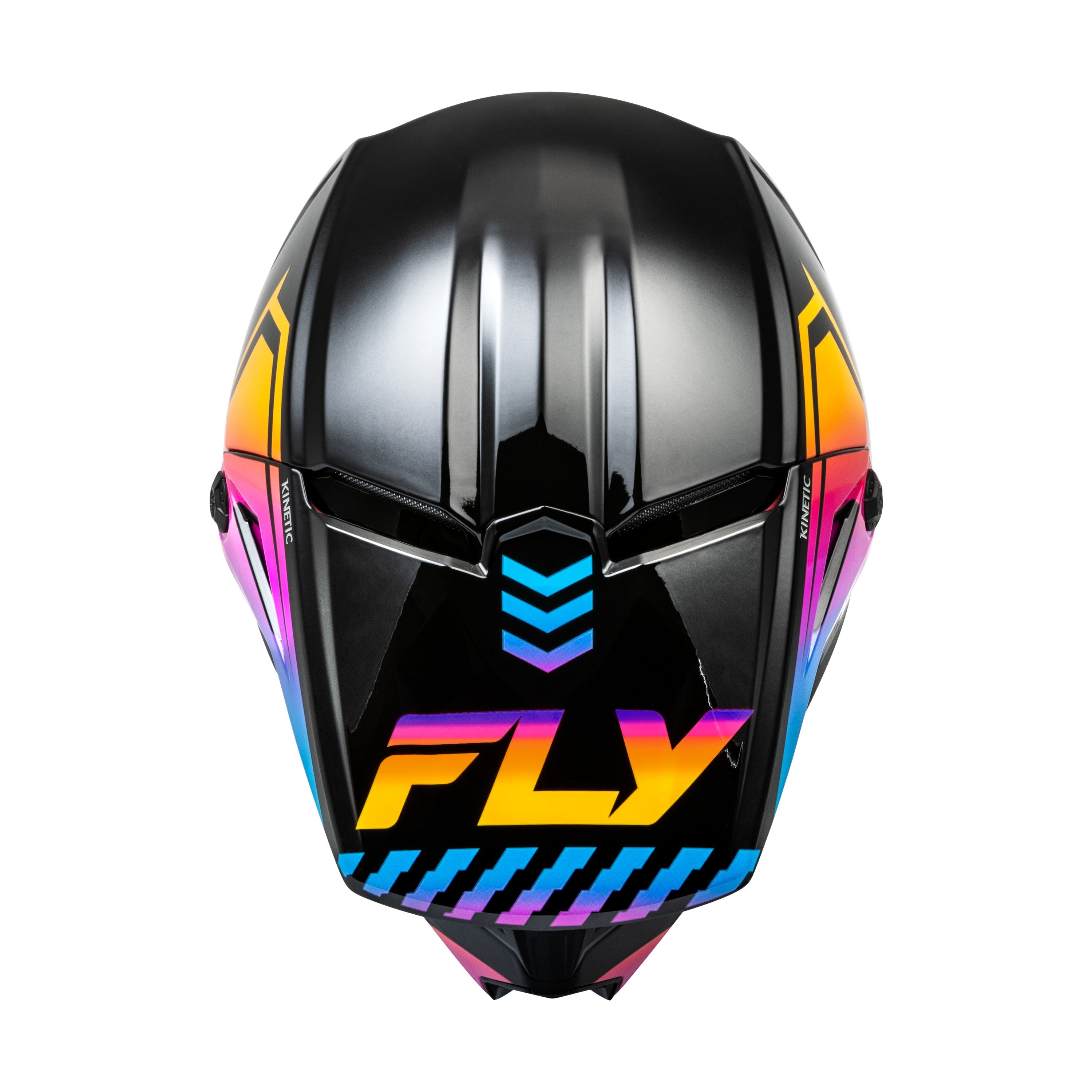 YOUTH KINETIC MENACE HELMET BLACK/SUNRISE YL - 73-8655YL-2