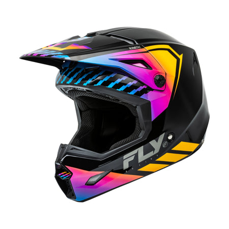 YOUTH KINETIC MENACE HELMET BLACK/SUNRISE YM - 73-8655YM