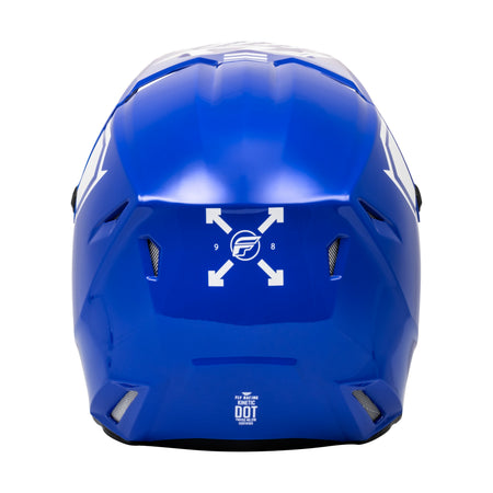 KINETIC MENACE HELMET BLUE/WHITE LG - 73-8656L-1