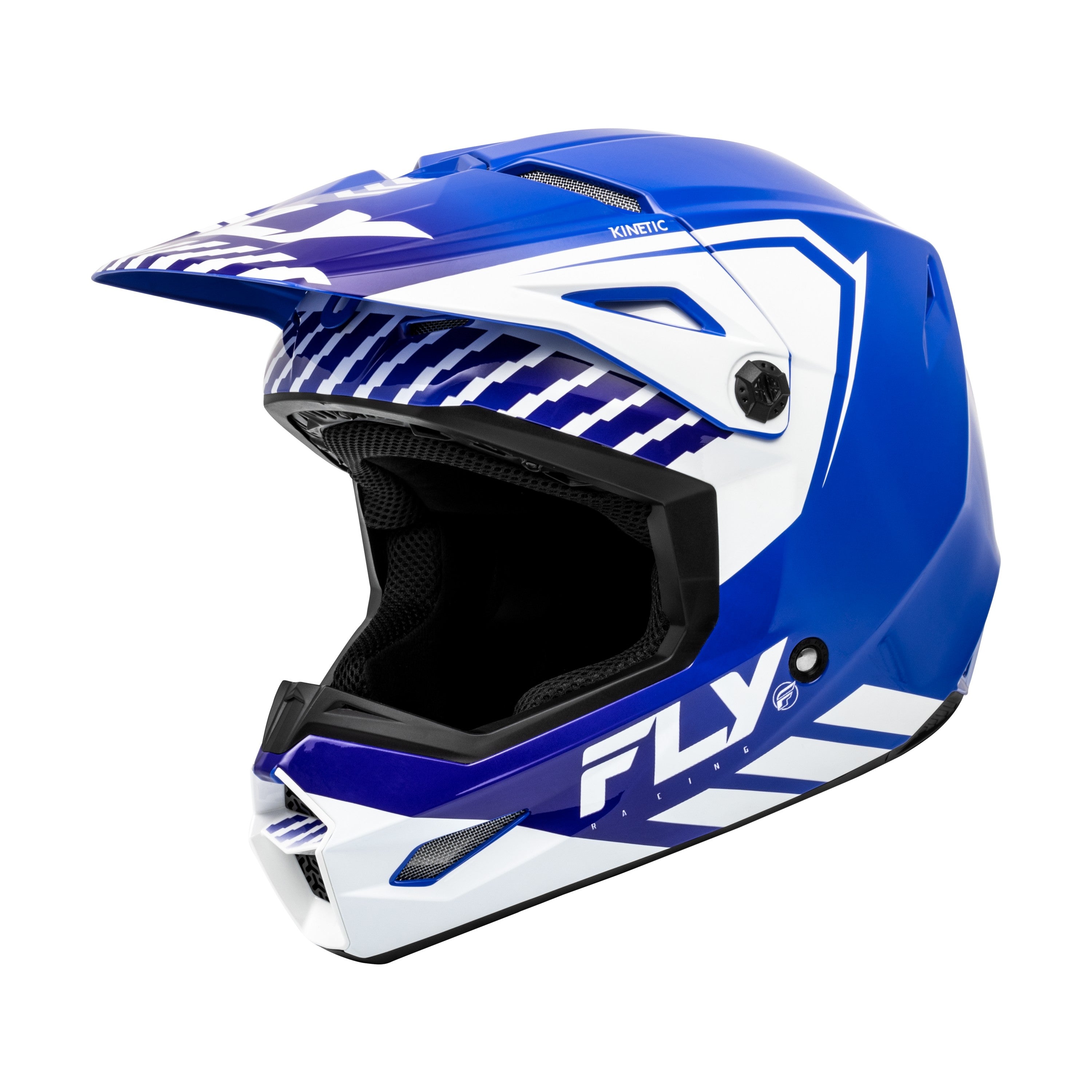KINETIC MENACE HELMET BLUE/WHITE LG - 73-8656L