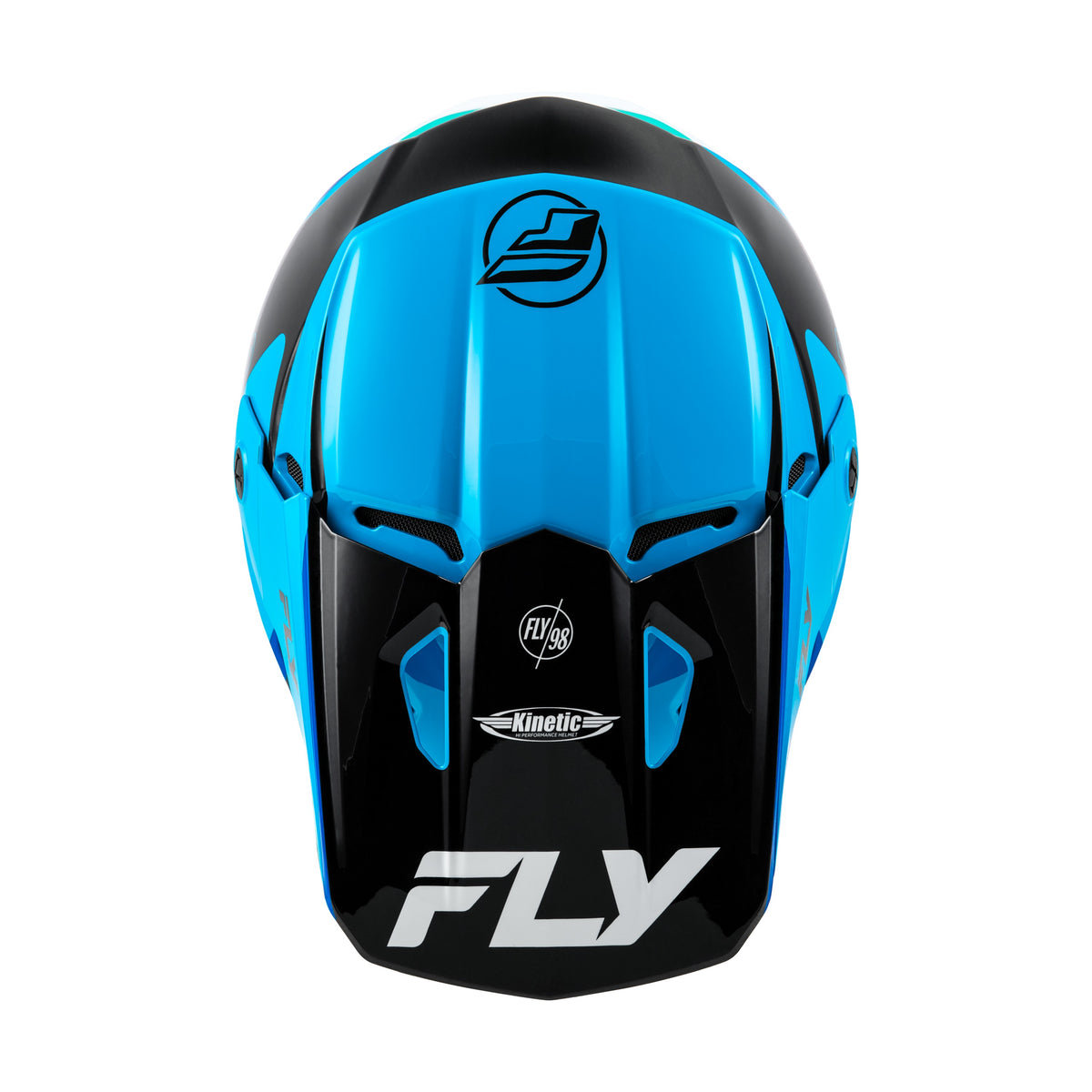 KINETIC RALLY HELMET BLUE/BLACK/WHITE 2X - 73-86602X-2