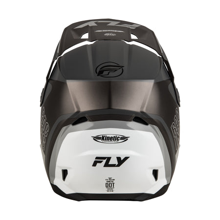 KINETIC RALLY HELMET MATTE GREY/BLACK/WHITE 2X - 73-86622X-1