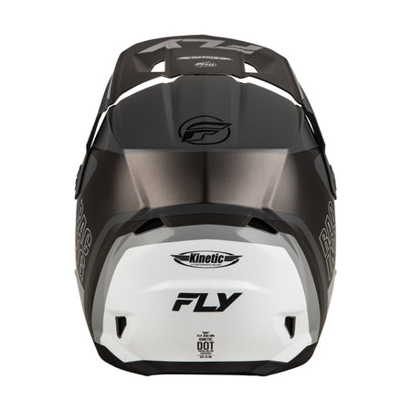 KINETIC RALLY HELMET MATTE GREY/BLACK/WHITE SM - 73-8662S-1