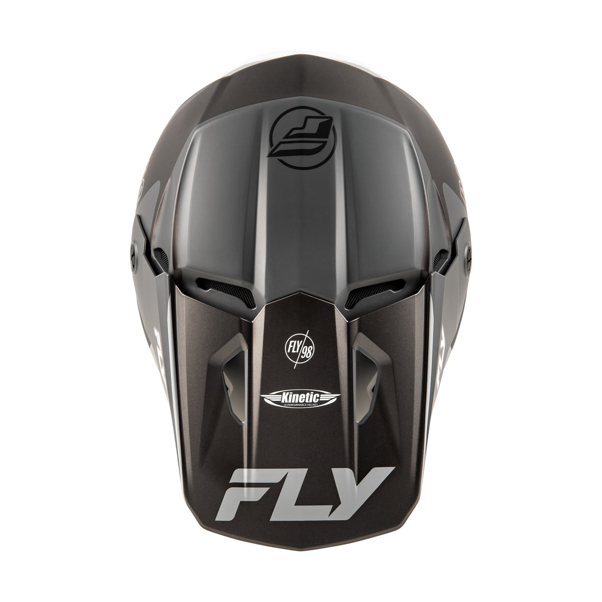 KINETIC RALLY HELMET MATTE GREY/BLACK/WHITE XL - 73-8662X-2