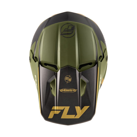 KINETIC RALLY HELMET MATT MOSS GRY/KHAKI/OFF-WHT 2X - 73-86632X-2