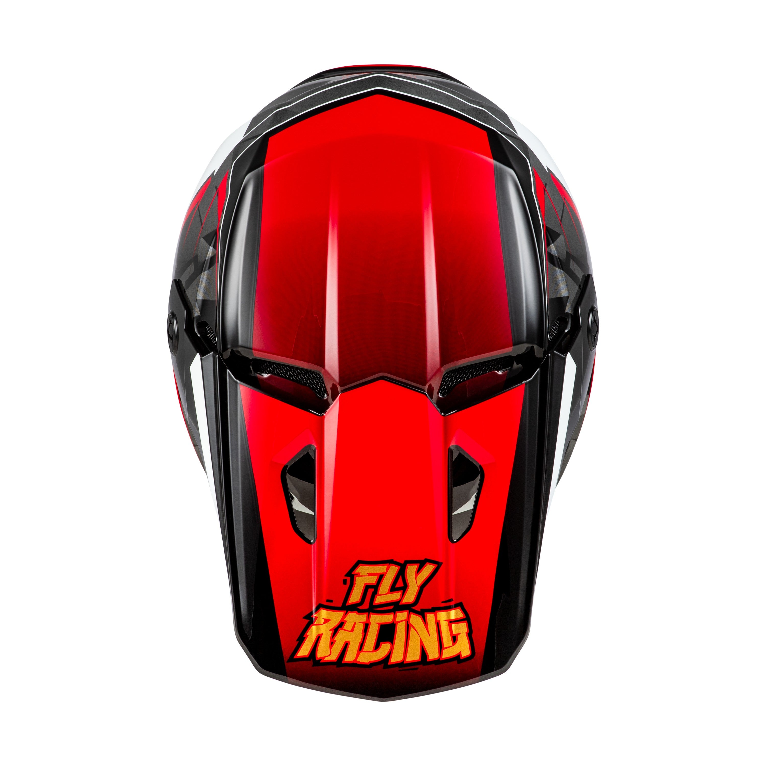 YOUTH KINETIC SCORCHED HELMET RED/BLACK/WHITE YM - 73-8667YM-2