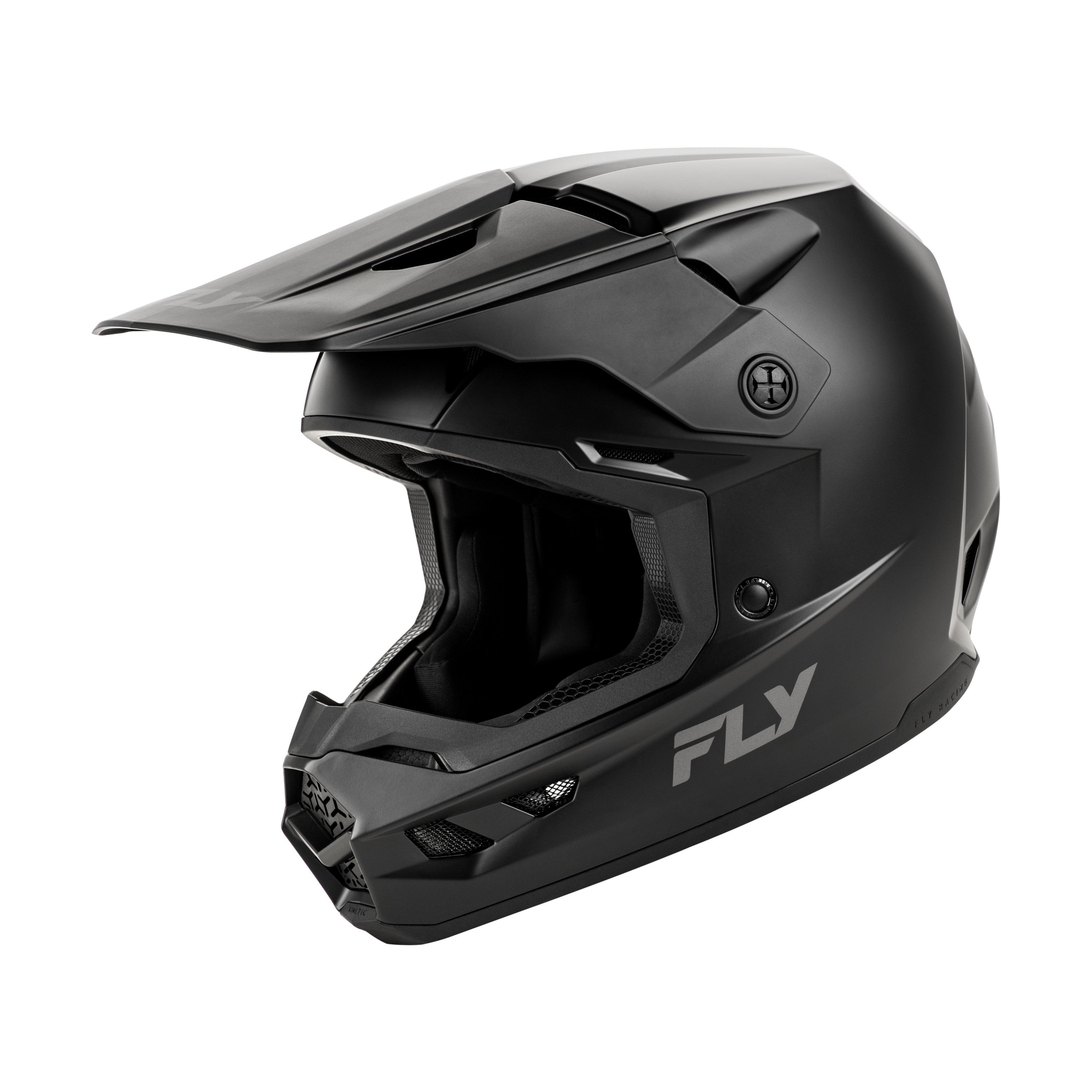 KINETIC SOLID HELMET MATTE BLACK SM - 73-8673S