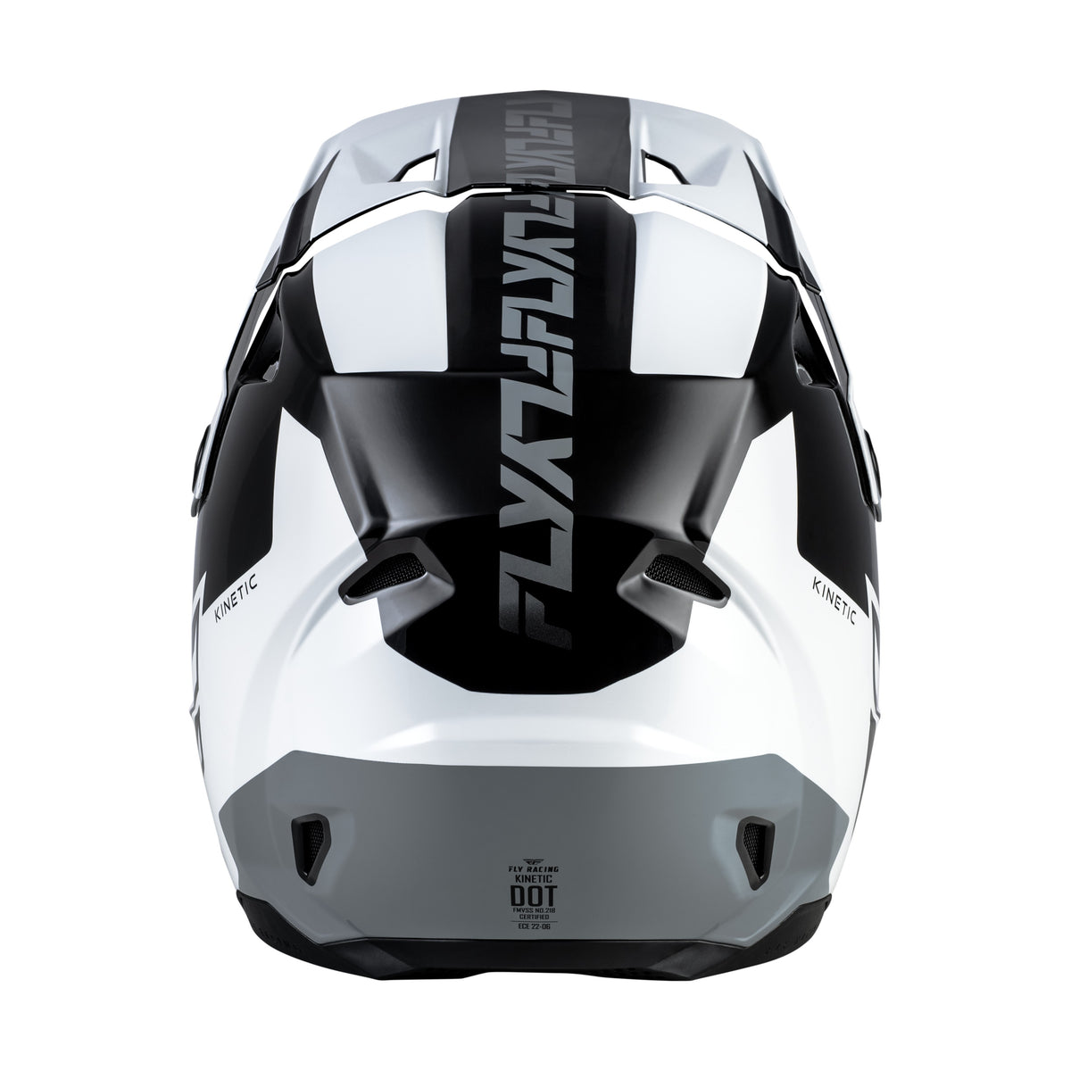KINETIC CREST HELMET BLACK/WHITE/GREY LG - 73-8674L-1