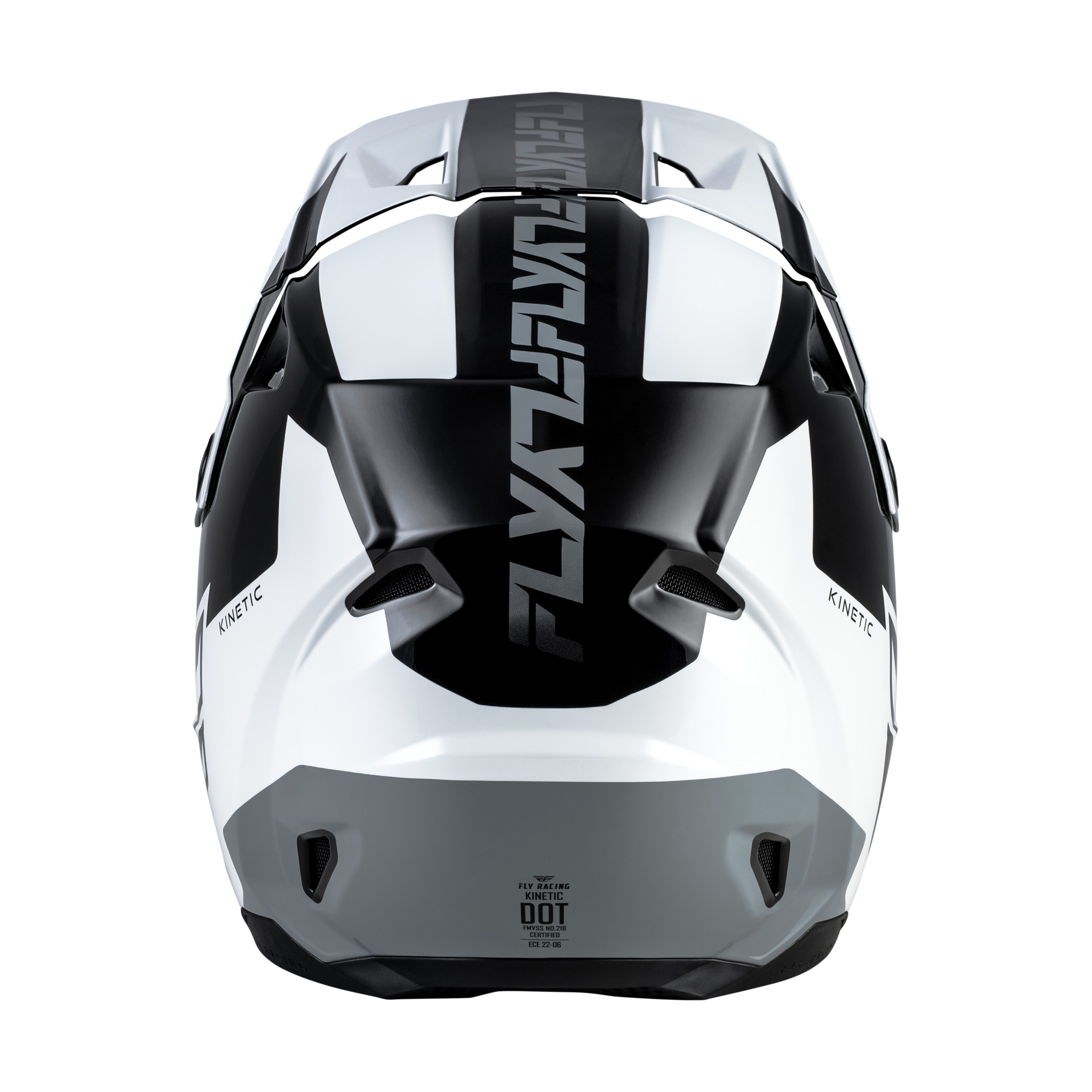 KINETIC CREST HELMET BLACK/WHITE/GREY SM - 73-8674S-1