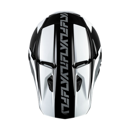 KINETIC CREST HELMET BLACK/WHITE/GREY SM - 73-8674S-2