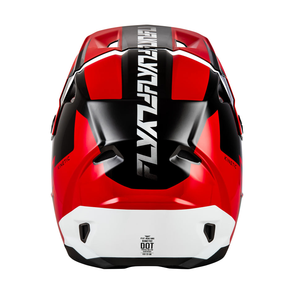 KINETIC CREST HELMET RED/BLACK/WHITE XS - 73-8675XS-1