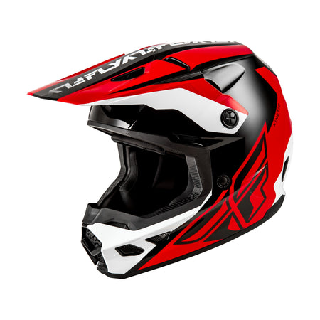 KINETIC CREST HELMET RED/BLACK/WHITE XS - 73-8675XS