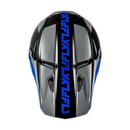 KINETIC CREST HELMET GREY/BLACK/BLUE LG - 73-8676L-2