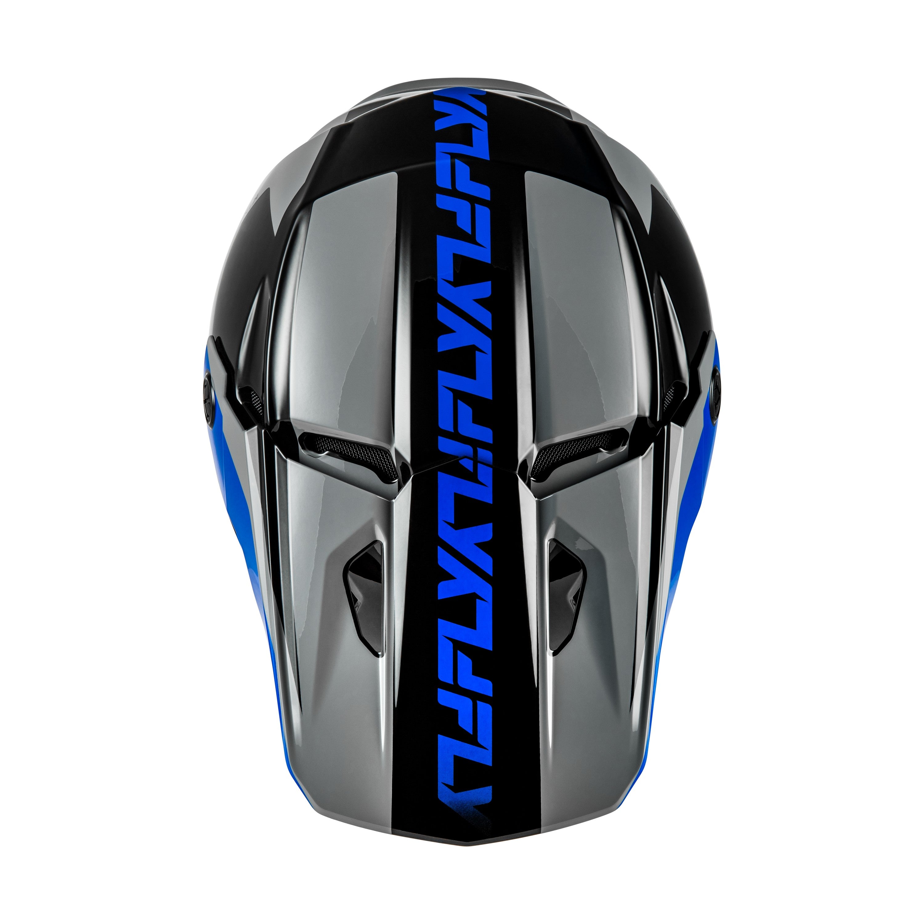 KINETIC CREST HELMET GREY/BLACK/BLUE SM - 73-8676S-2