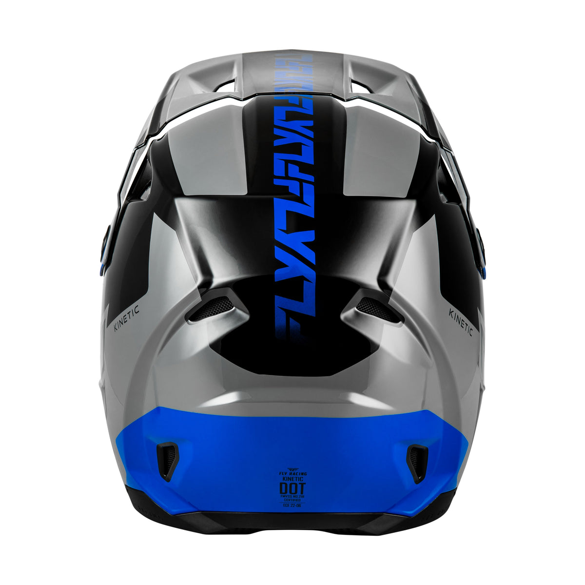 KINETIC CREST HELMET GREY/BLACK/BLUE XL - 73-8676X-1
