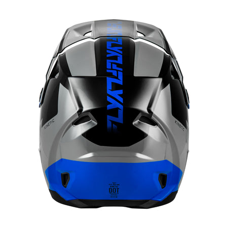 KINETIC CREST HELMET GREY/BLACK/BLUE XL - 73-8676X-1