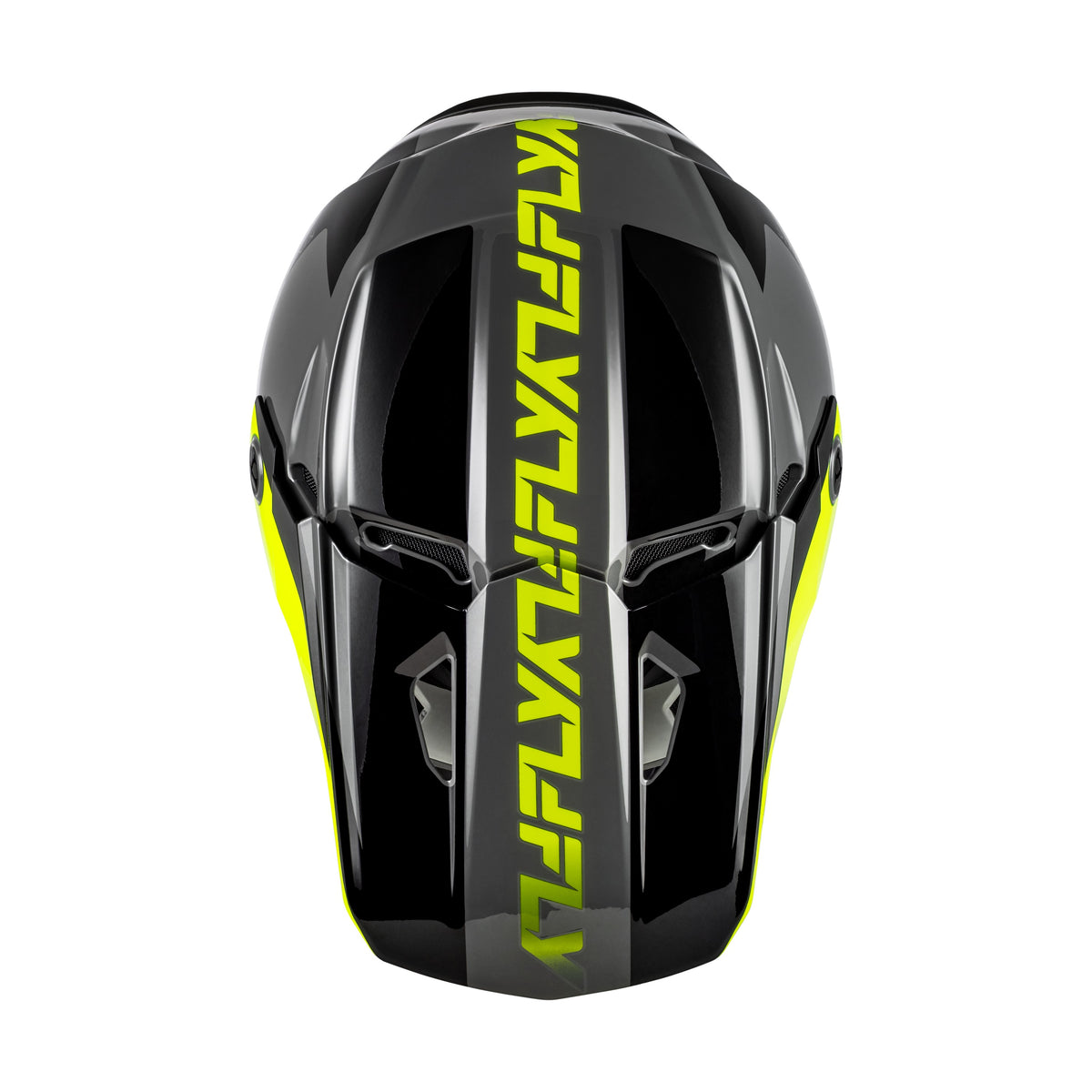 KINETIC CREST HELMET GREY/BLACK/HI-VIS SM - 73-8677S-2