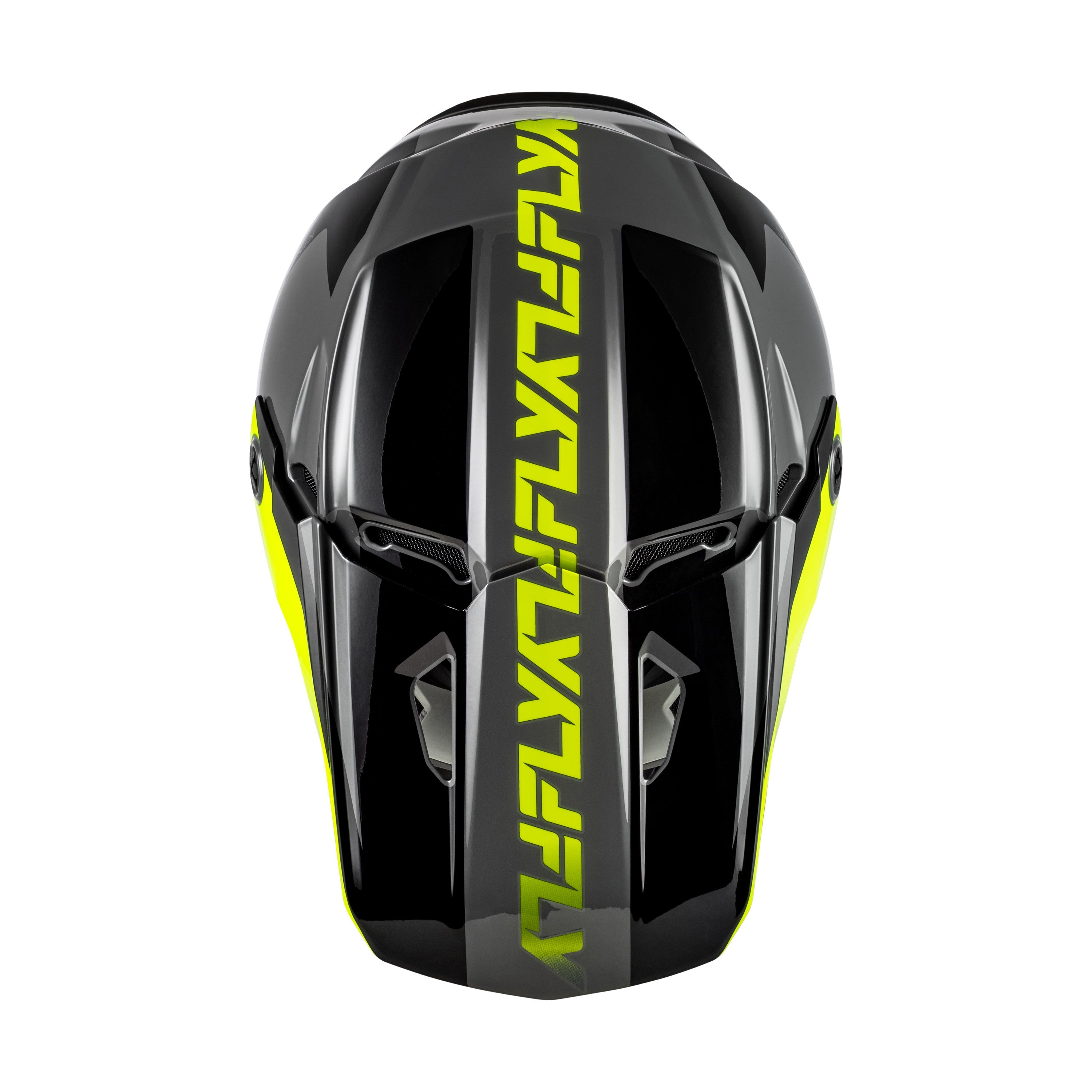 KINETIC CREST HELMET GREY/BLACK/HI-VIS SM - 73-8677S-2
