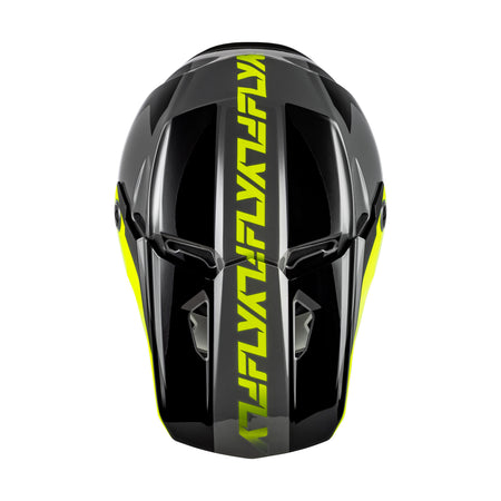 KINETIC CREST HELMET GREY/BLACK/HI-VIS SM - 73-8677S-2