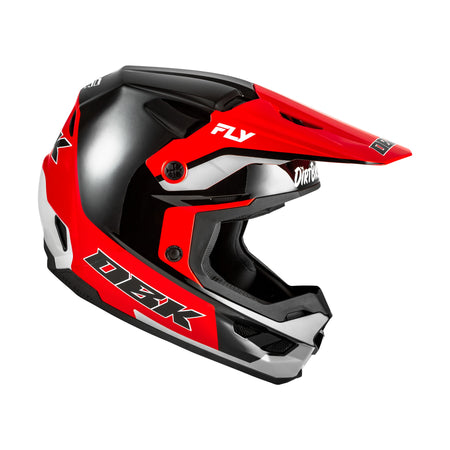 KINETIC DBK HELMET BLACK/RED/GREY XS - 73-8678XS-3