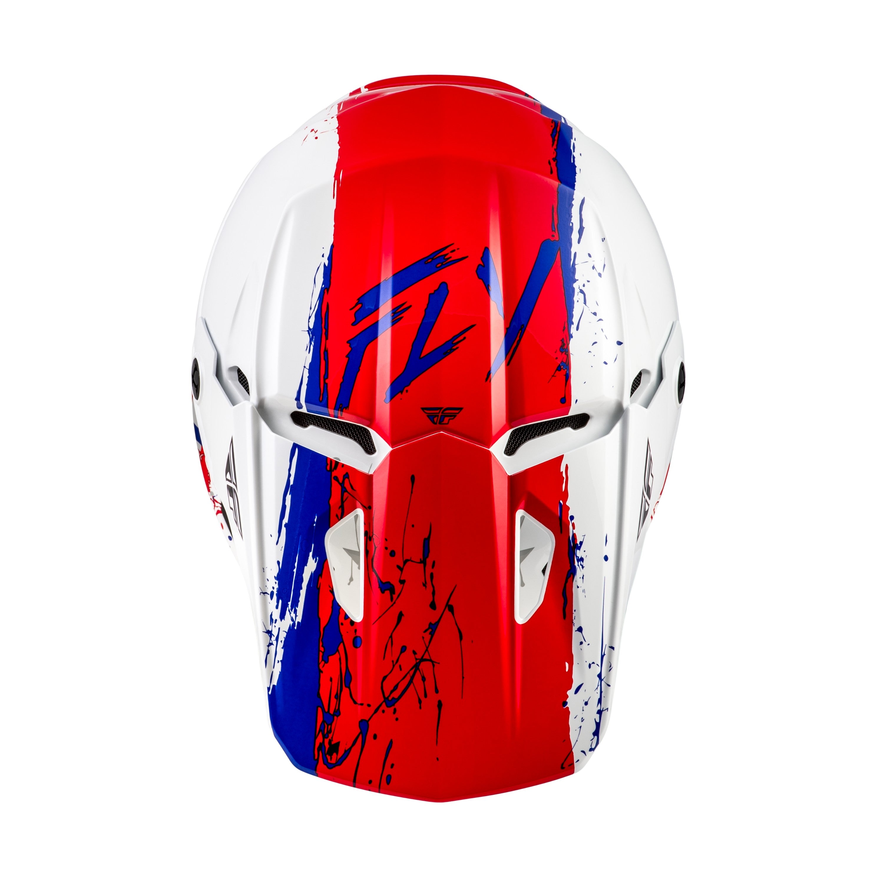 YOUTH KINETIC DRIP HELMET RED/WHITE/BLUE YS - 73-8681YS-2
