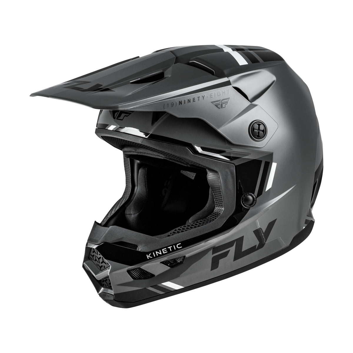 KINETIC VERDICT HELMET GREY/BLACK/WHITE LG - 73-8720L