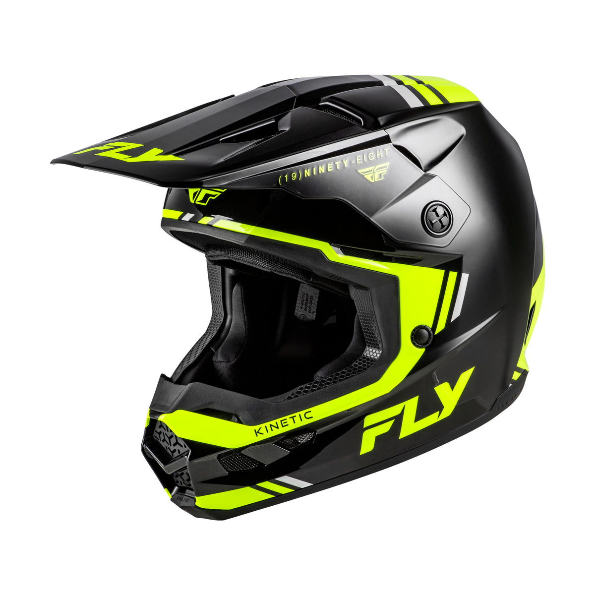 KINETIC VERDICT HELMET BLACK/HI-VIS/GREY MD - 73-8723M