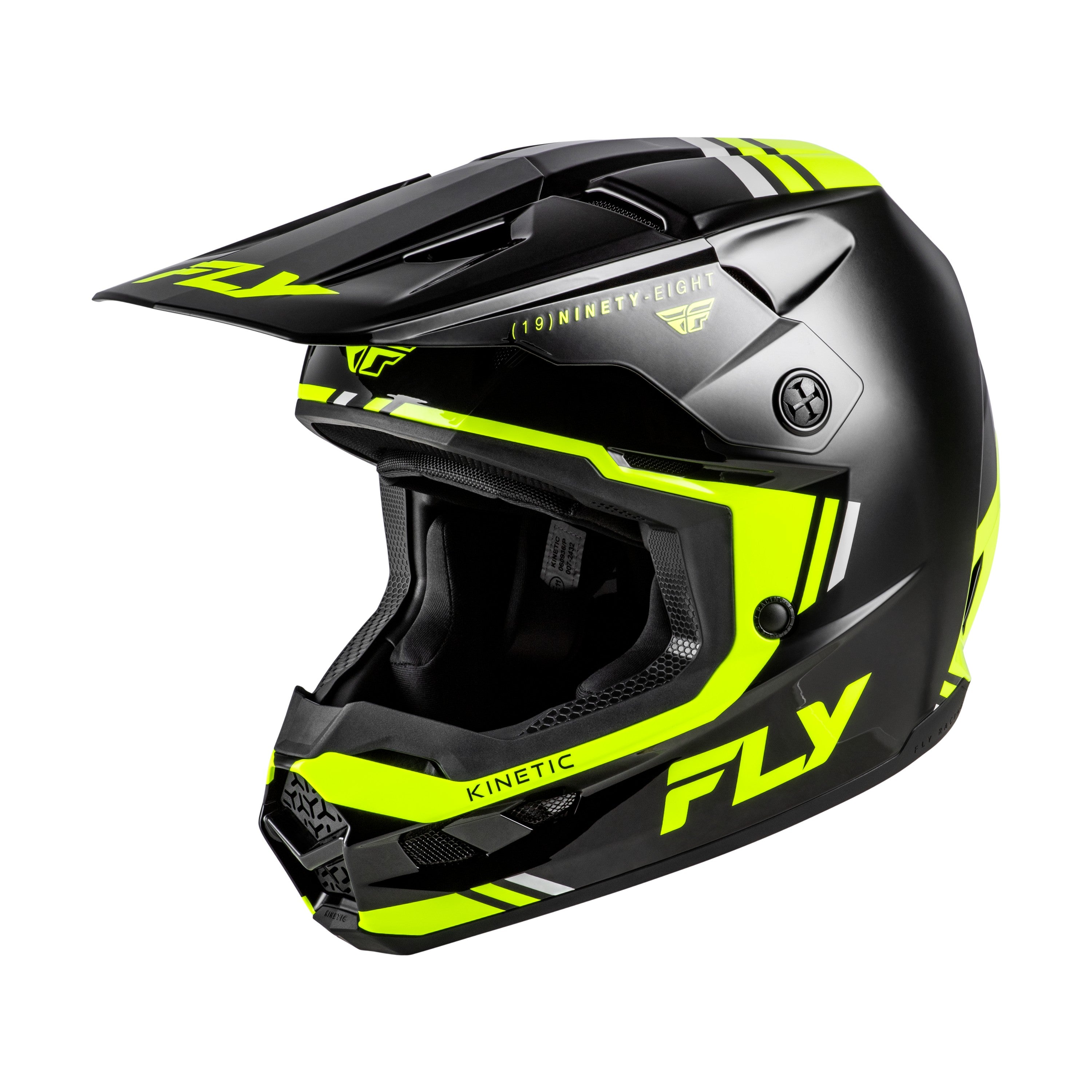 KINETIC VERDICT HELMET BLACK/HI-VIS/GREY MD - 73-8723M