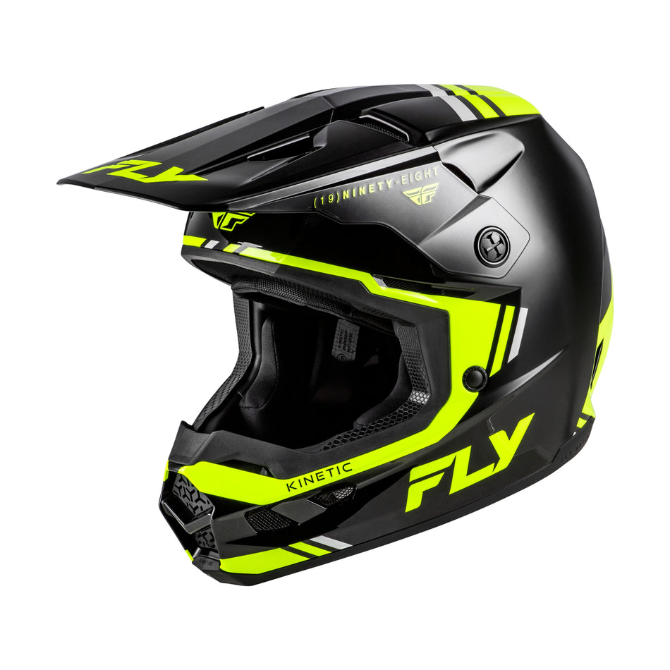 KINETIC VERDICT HELMET BLACK/HI-VIS/GREY MD - 73-8723M
