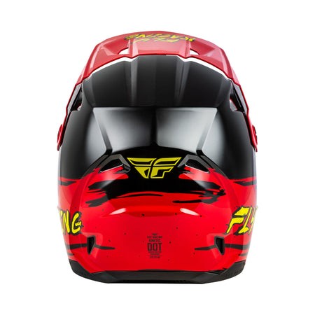 YOUTH KINETIC SURGE HELMET BLACK/RED/YELLOW YL - 73-8726YL-1