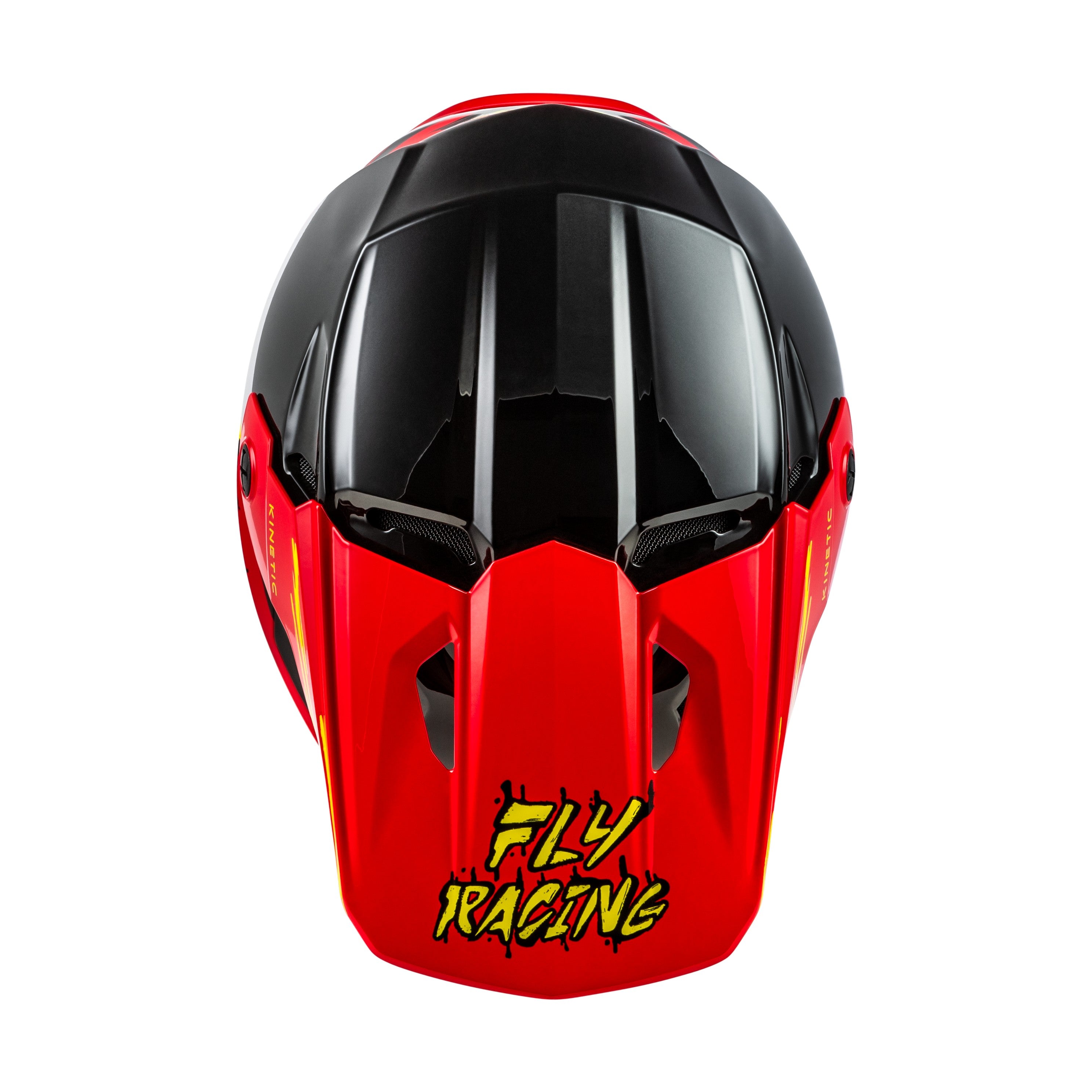 YOUTH KINETIC SURGE HELMET BLACK/RED/YELLOW YL - 73-8726YL-2