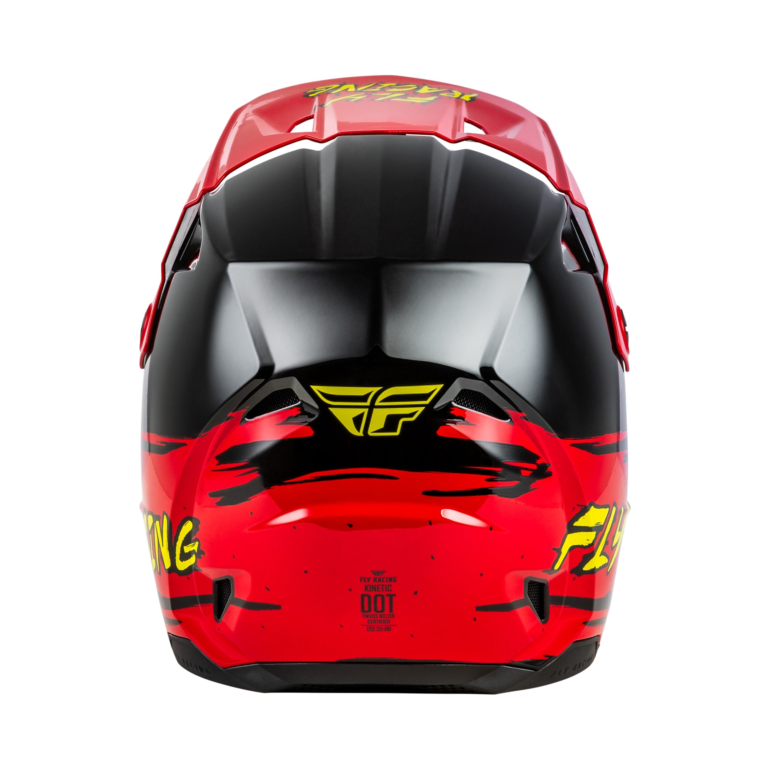 YOUTH KINETIC SURGE HELMET BLACK/RED/YELLOW YM - 73-8726YM-1