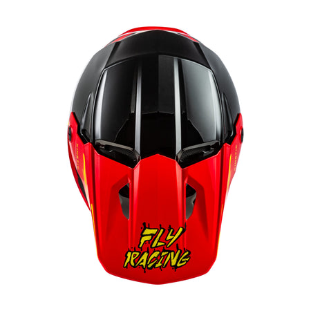 YOUTH KINETIC SURGE HELMET BLACK/RED/YELLOW YS - 73-8726YS-2