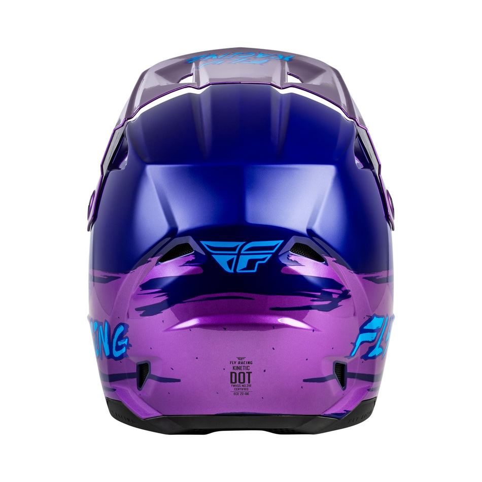 YOUTH KINETIC SURGE HELMET PINK/PURPLE/TEAL YS - 73-8727YS-1