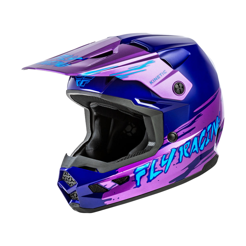 YOUTH KINETIC SURGE HELMET PINK/PURPLE/TEAL YS - 73-8727YS