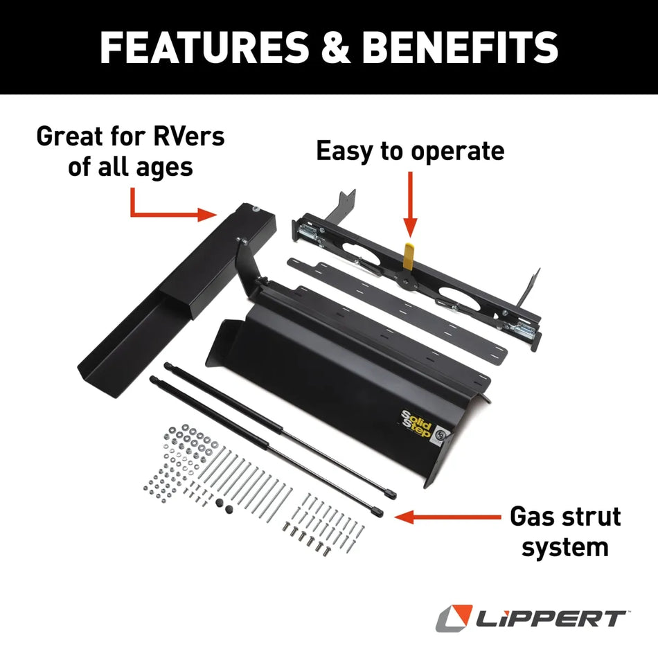 Lippert Components Wide Lift Assist Kit for Solid Step® 29"-32"