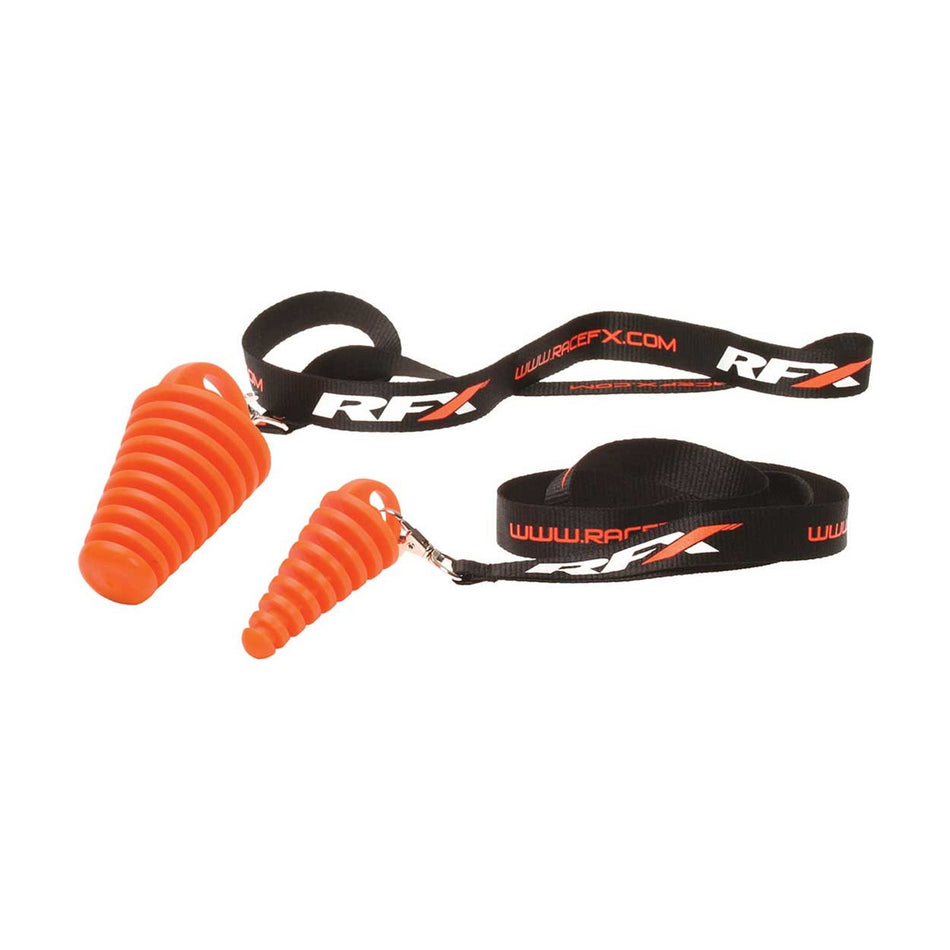 EXHAUST BUNG 2 STROKE ORANGE INCLUDES RFX LANYARD - 739-1275