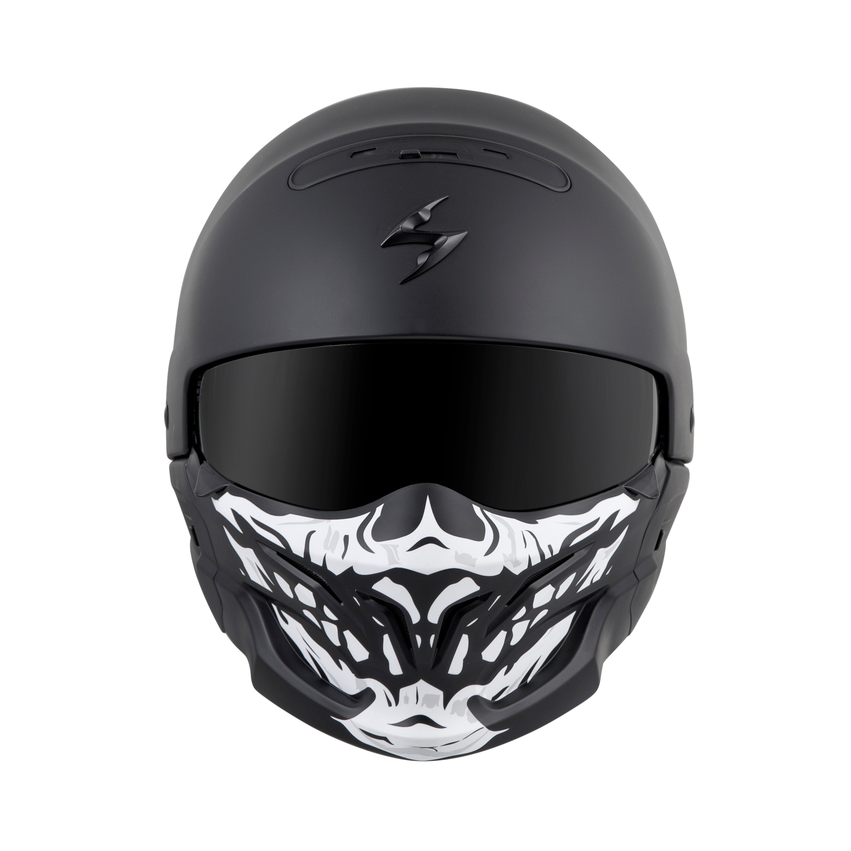 COVERT FACE MASK SKULL BLACK/WHITE - 75-01045-3
