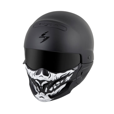 COVERT FACE MASK SKULL BLACK/WHITE - 75-01045-4