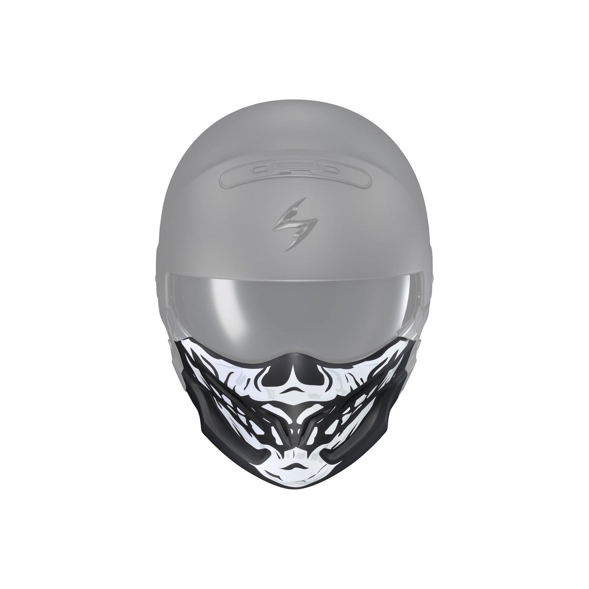 COVERT FACE MASK SKULL BLACK/WHITE - 75-01045