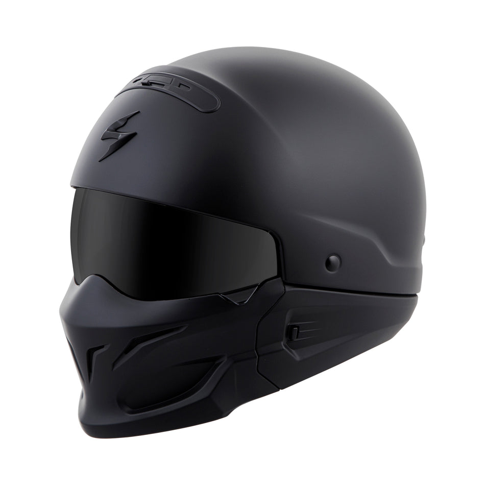 COVERT OPEN-FACE HELMET MATTE BLACK LG - 75-1600L