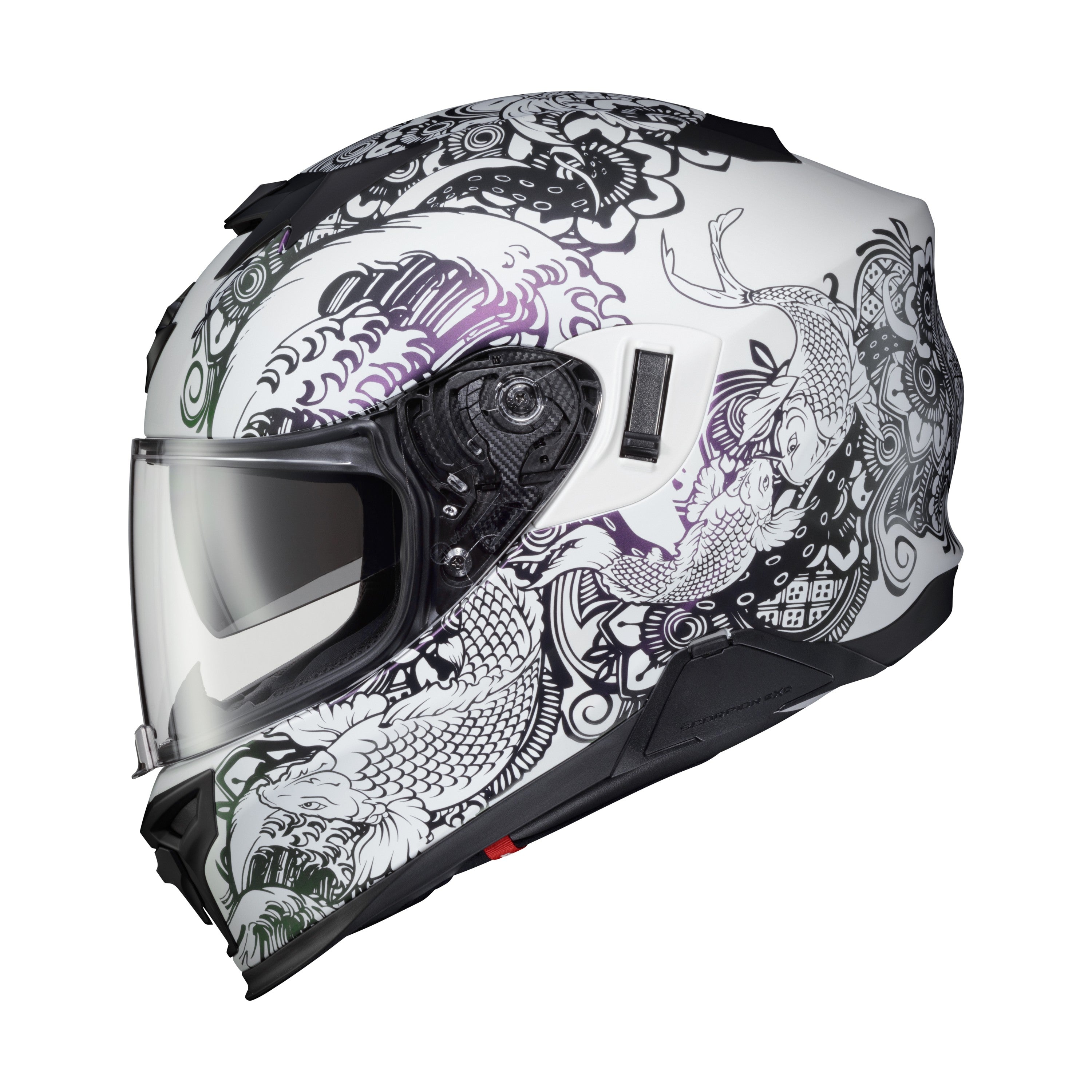 EXO-T520 HELMET NAMA-SUSHI WHITE/CHAMELEON MD - 75-2121M