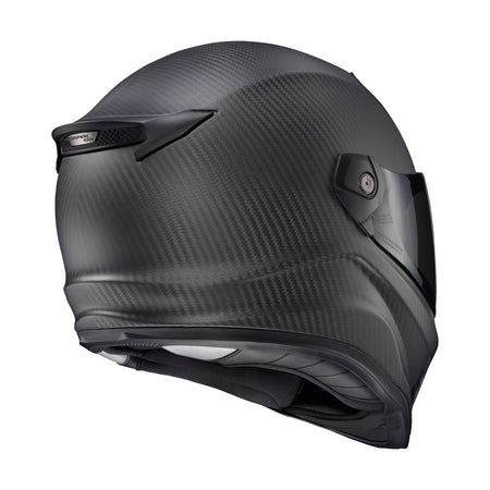 COVERT FX CARBON FULL FACE HELMET MATTE BLACK LG - 75-2431L-1
