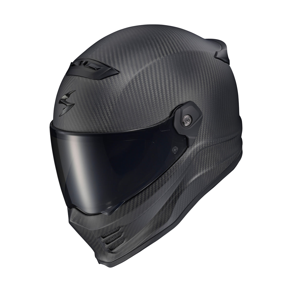 COVERT FX CARBON FULL FACE HELMET MATTE BLACK LG - 75-2431L-2