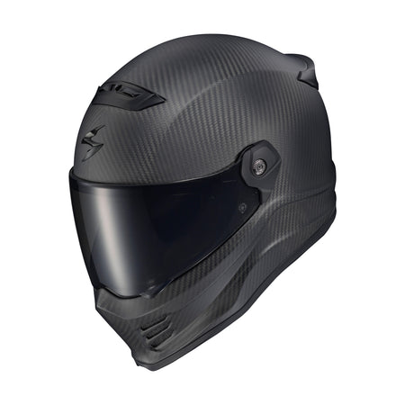 COVERT FX CARBON FULL FACE HELMET MATTE BLACK LG - 75-2431L-2