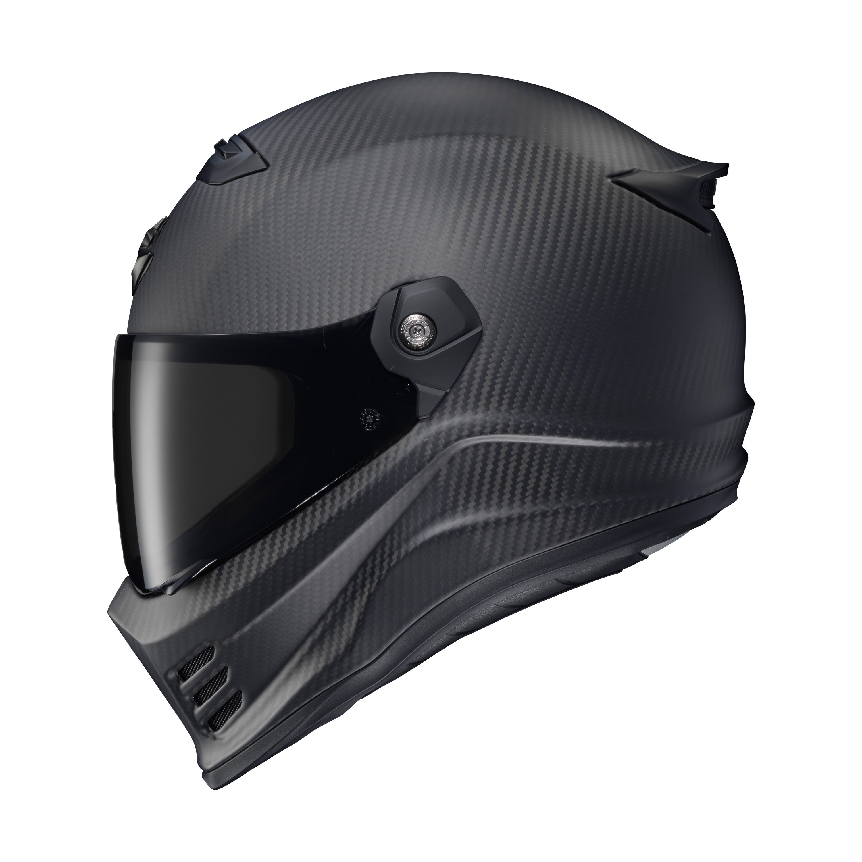 COVERT FX CARBON FULL FACE HELMET MATTE BLACK LG - 75-2431L