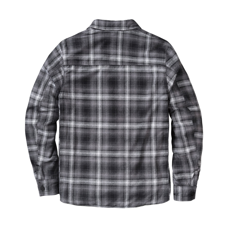 MORPHEUS REVERSABLE JACKET BLACK/PLAID GREY MD - 75-6108M-1