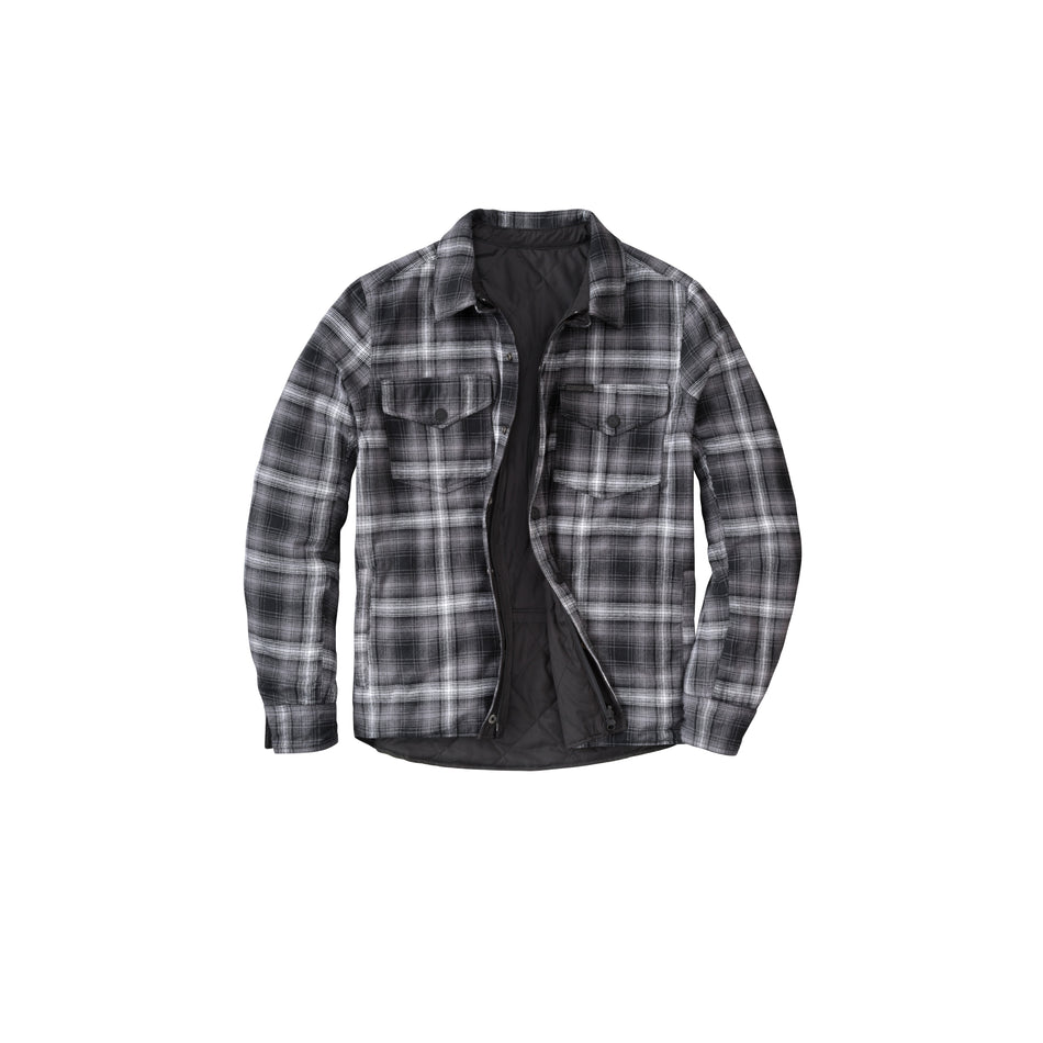 MORPHEUS REVERSABLE JACKET BLACK/PLAID GREY MD - 75-6108M