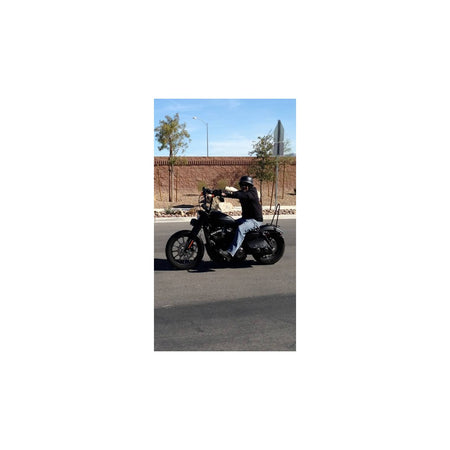 NARROW 12" APEHANGERS 1" BLACK - 750-05417-3