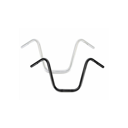 NARROW 12" APEHANGERS 1" BLACK - 750-05417